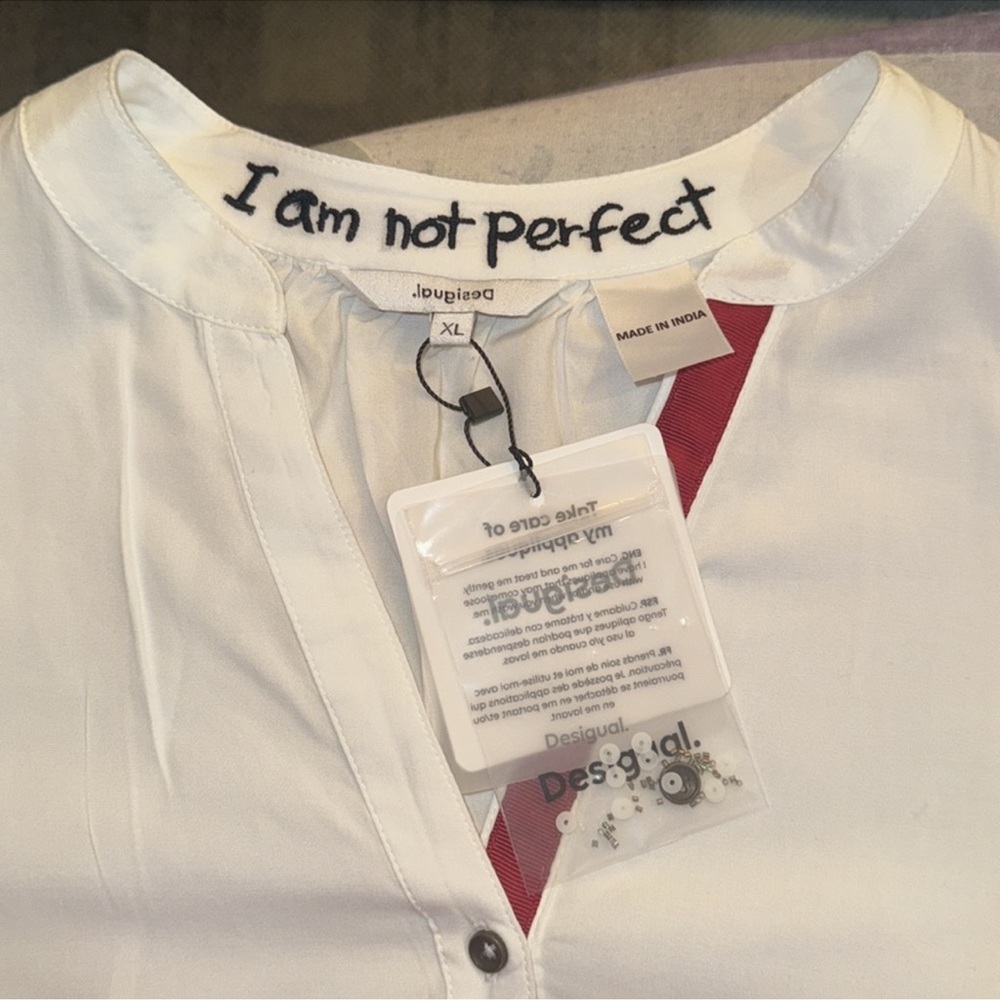 NWT - Desigual Women's Blouse Long Sleeve - US XL